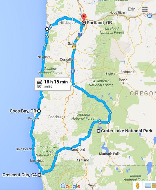 pacific northwest road trips