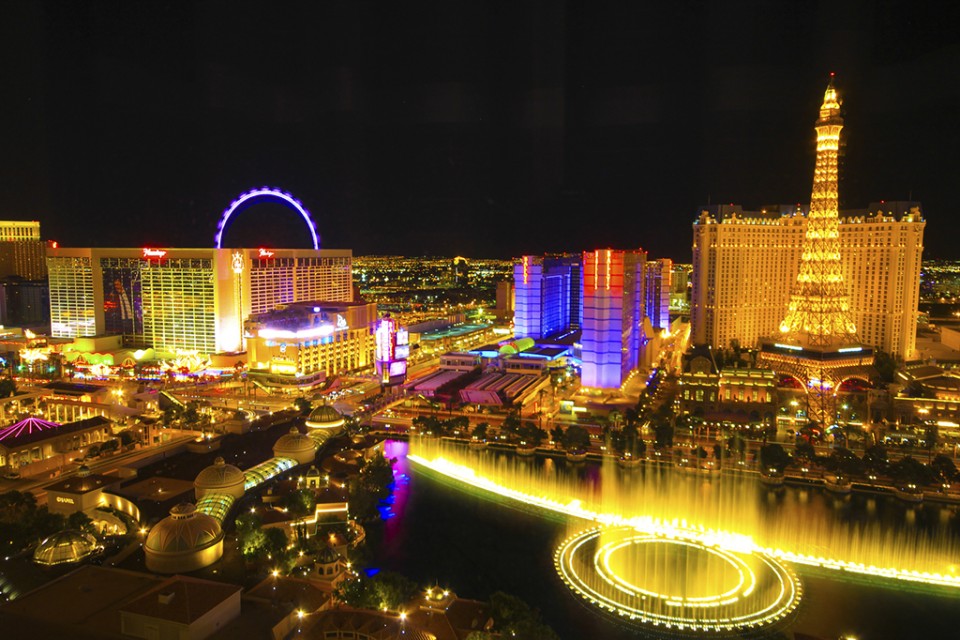 vegas at night