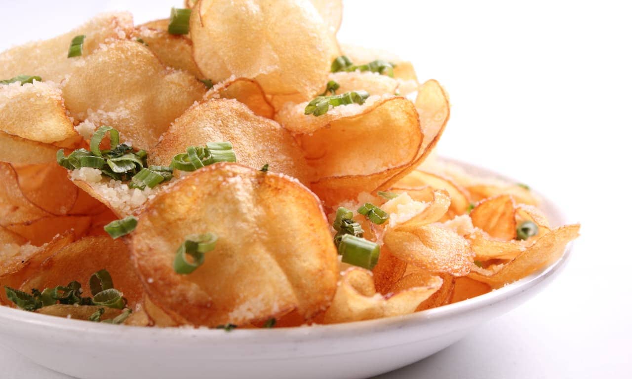 Truffle Parm Chips at Delmonico, Las Vegas