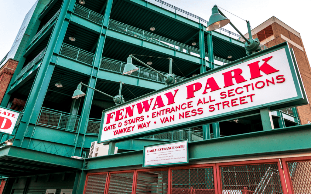 Fenway Park facade in Boston