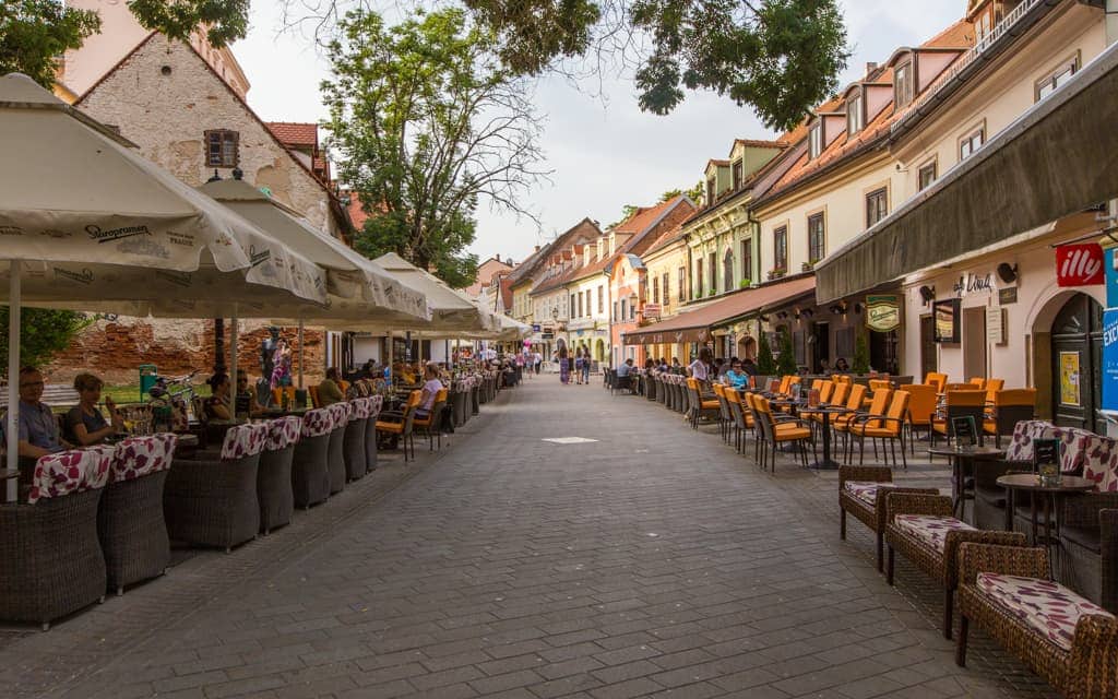 Kid-friendly Europe: Zagreb's Tkalciceva Street