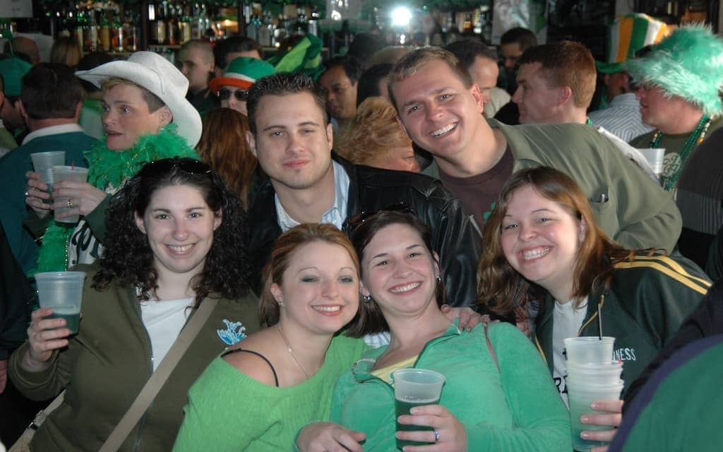 St. Patrick's Day revelers at McGillin's Olde Ale House in Philly