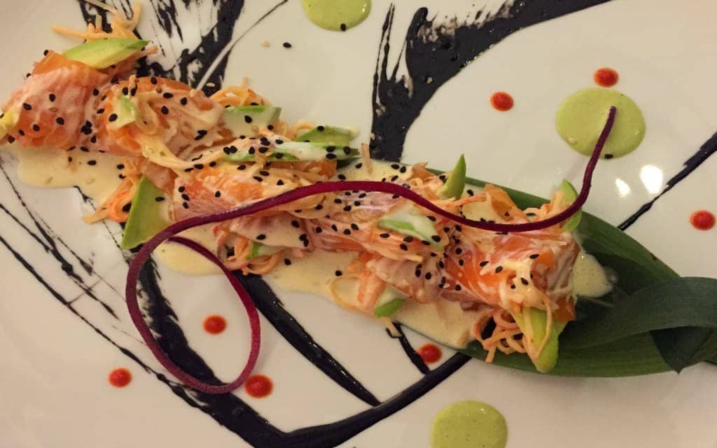 sushi at Hiroshi at Hotel Mousai