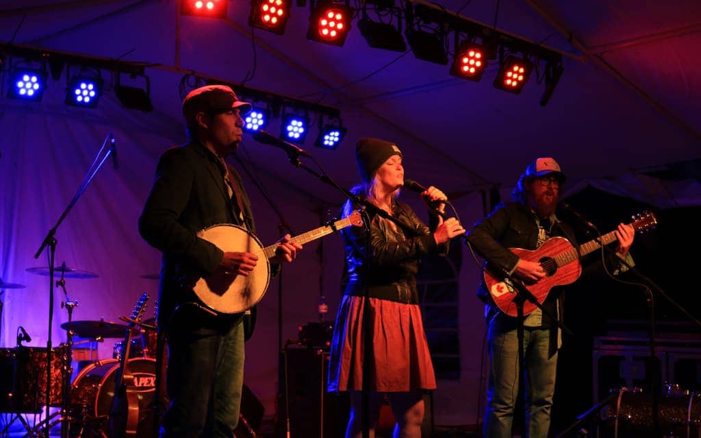 Music festival in Newfoundland "The Once" performing. Photo by: Mike Shubic of MikesRoadTrip.com