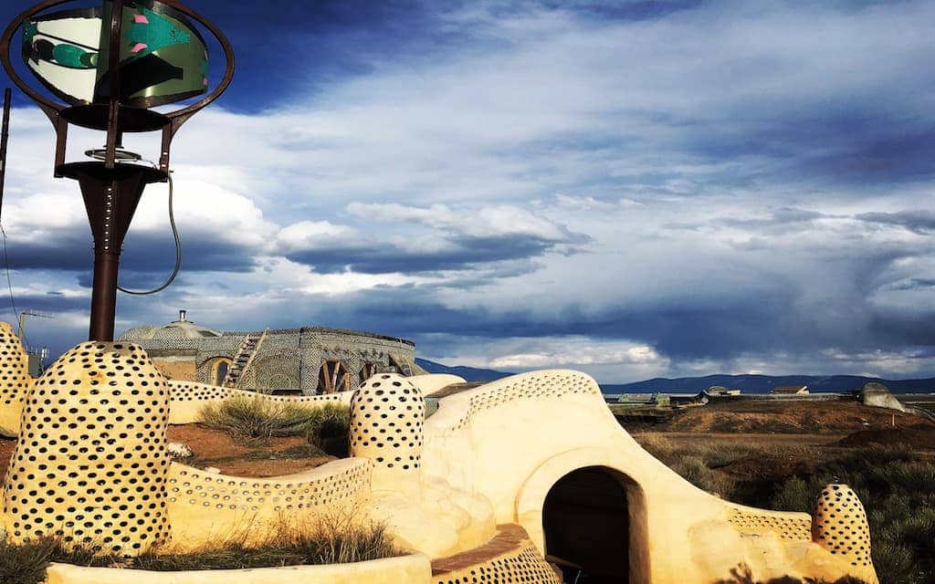 Earthship Biotecture, community near Taos New Mexico