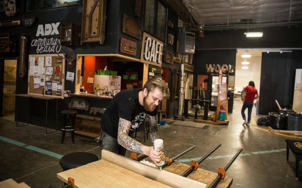 woodworking at ADX in Portland