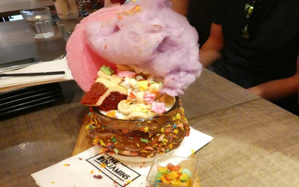 A milkshake from Benjamin Brown's in Singapore