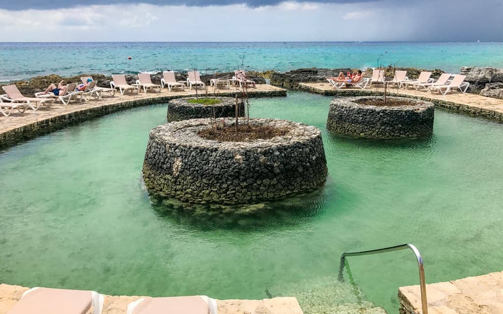 Riviera Maya with Kids - The saltwater pool at Occidental at Xcaret Destination