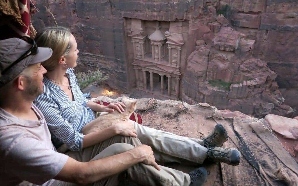 Petra Treasury Cliff Bedouin Cafe