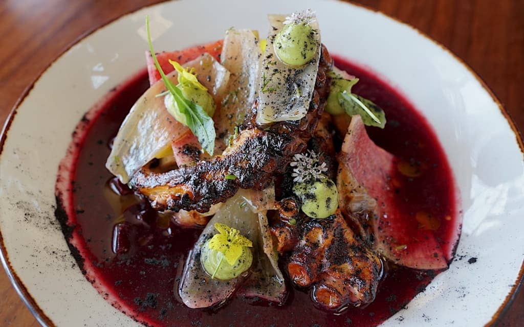 Jazamango Octopus dish - Photo by Mike Shubic of MikesRoadTrip.com