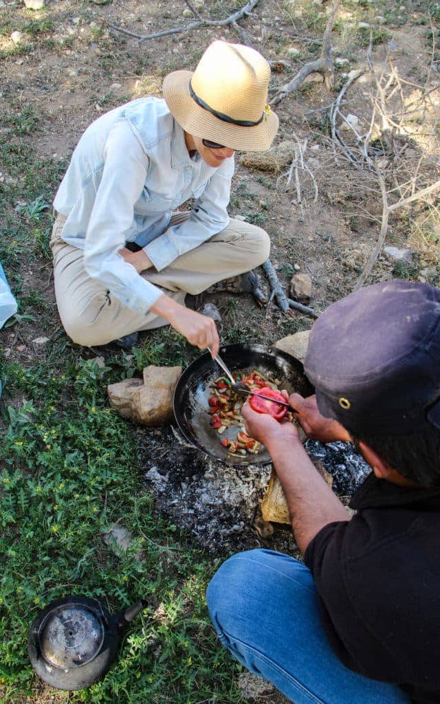 Jordanian outdoor cooking