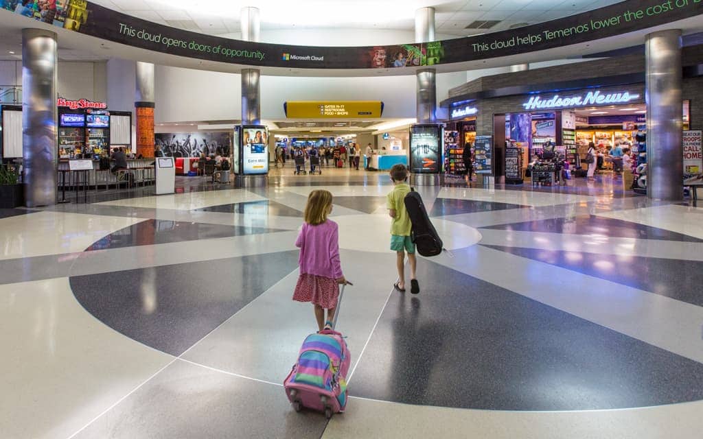 Airport tips: One carry-on per kid, maximum!