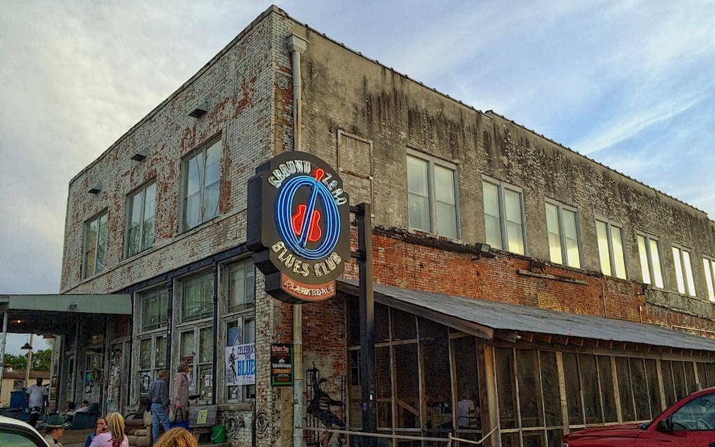 Ground Zero Blues club in Carksdale ,MS by MikesRoadTrip.com