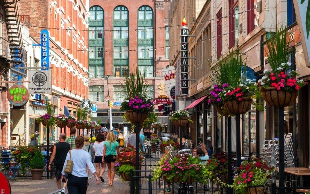 East Fourth Street in Cleveland