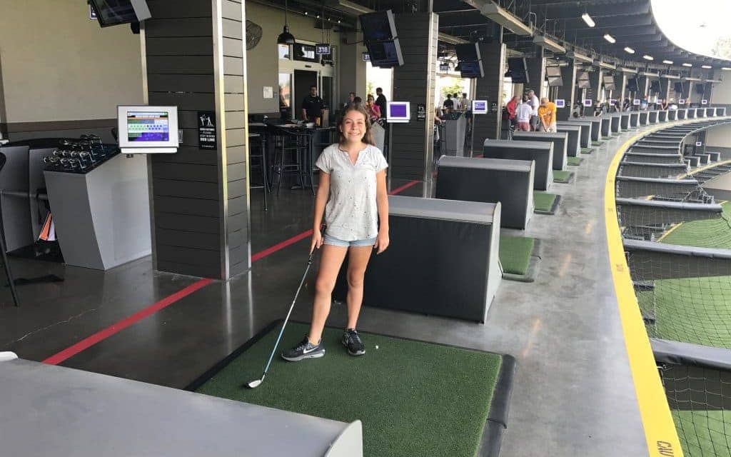 Topgolf with the kids