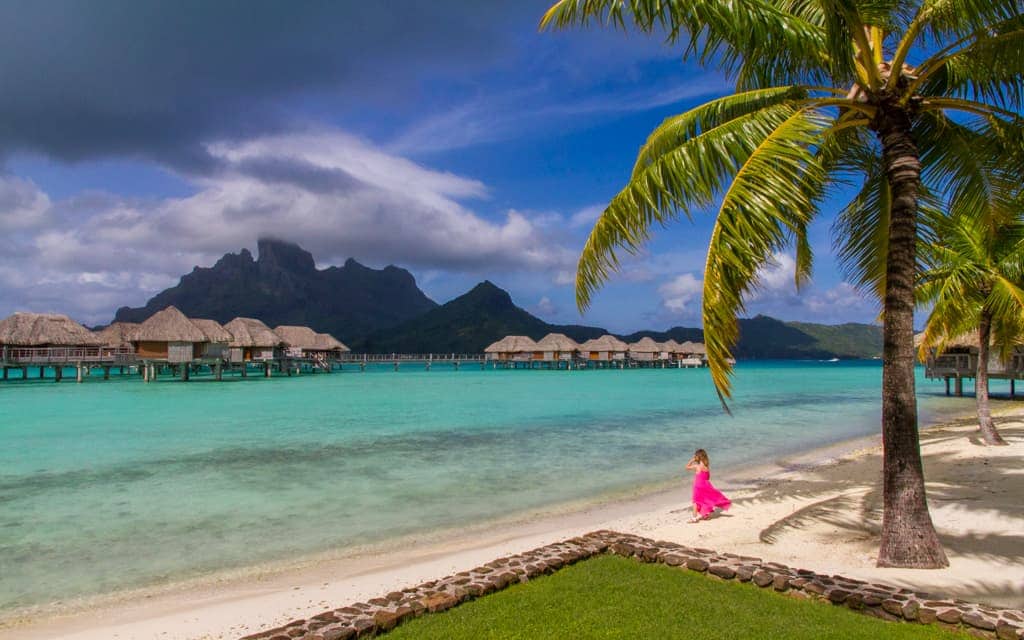 Best hotel views: The view is gorgeous from everywhere at Four Seasons Bora Bora, but it's worth paying a little extra for a view of Mount Otemanu.