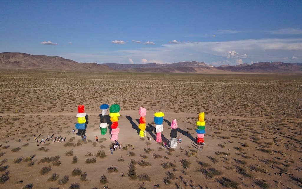 Seven Magic Mountains - Photo by: Mike Shubic of MikesRoadTrip.com