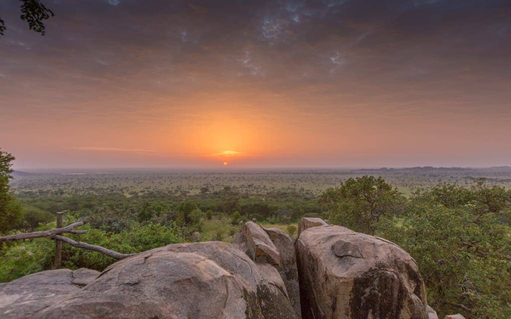 Best Hotel Views: Sunrise from the Serengeti Pioneer Camp