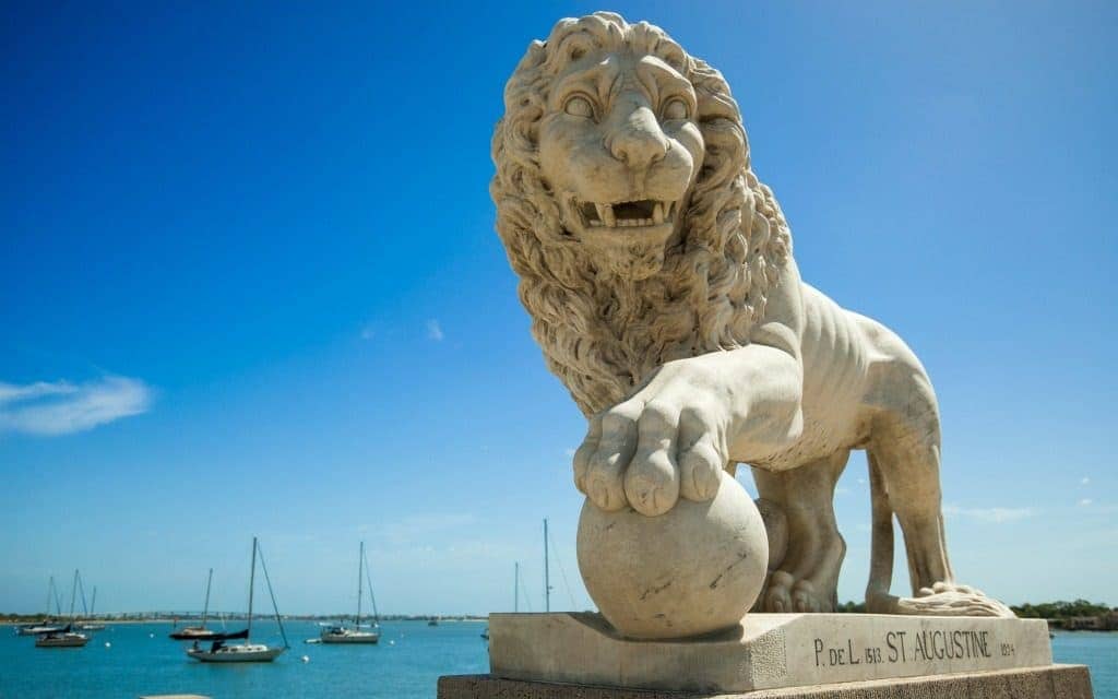 Bridge of Lions in St. Augustine, Florida