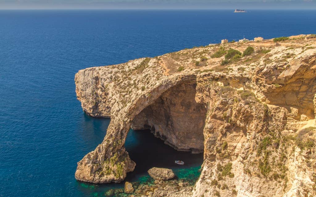Breathtaking views: The Blue Grotto in Malta