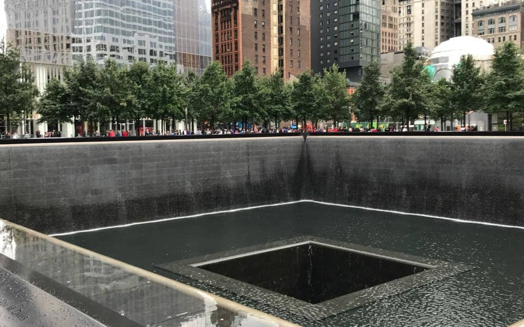 9/11 Memorial pool