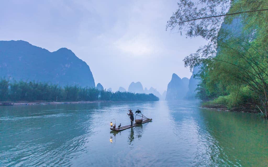 Breathtaking views: the Li River near Xingping