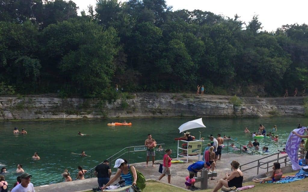 Barton Springs in Austin, Texas is a fun natural spring worth visiting.