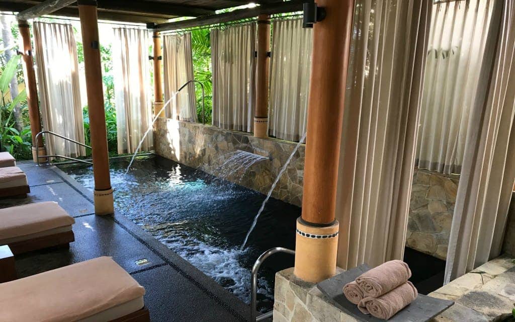A water sanctuary in the spa at Fiesta Americana Puerto Vallarta