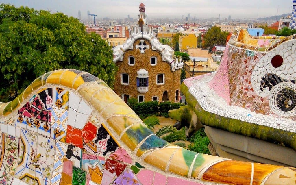 mosaics of Park Guell 