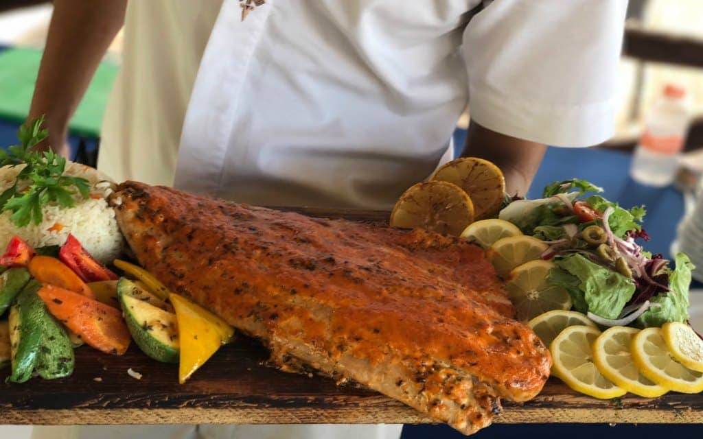 Fish prepared fresh daily at Fiesta Americana Puerto Vallarta