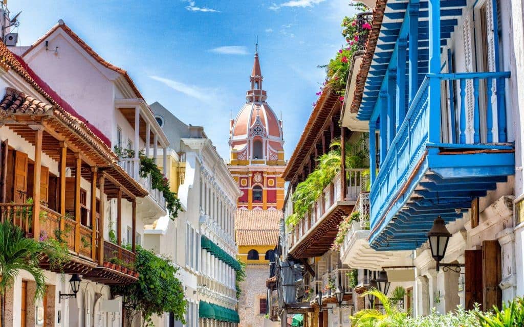 Colonial architecture in Cartagena