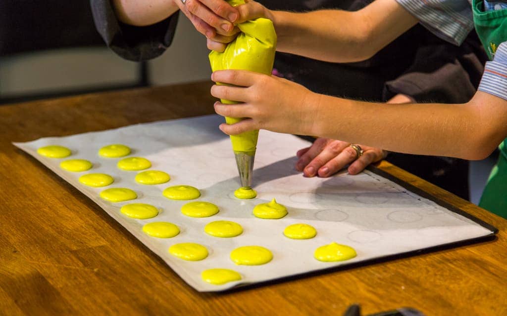 Europe Kid Activities: Making macarons in Paris