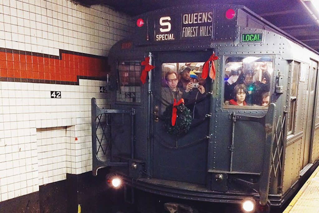 Holiday-Things to Do in New York City holiday train