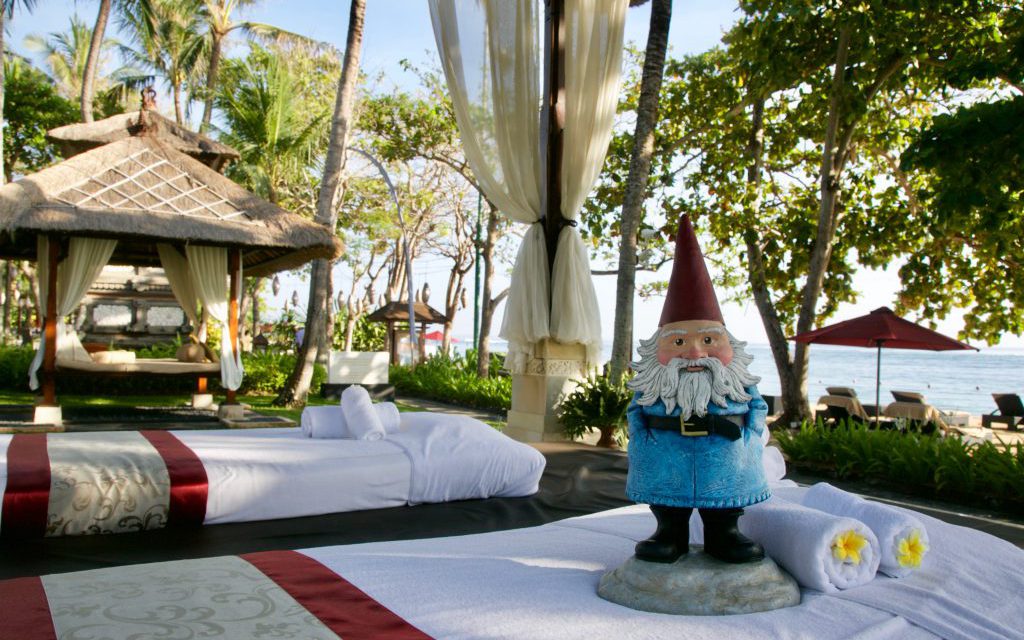Vacation in Bali: Beach massage at The Laguna, a Luxury Collection Resort & Spa, Nusa, Dua, Bali