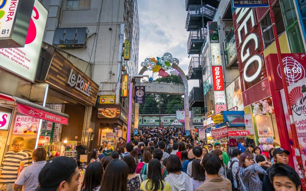 Tokyo travel: A crowded Takeshita Street on a Sunday evening