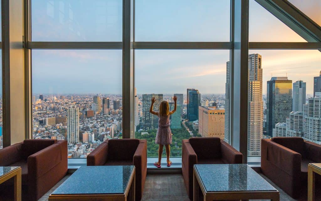 Tokyo Travel: Overlooking the city from the lobby of the Park Hyatt Tokyo