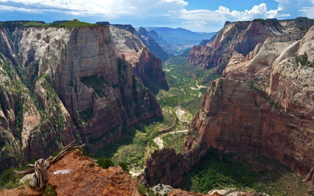 A stunning view of Zion Canyon from Observation Point