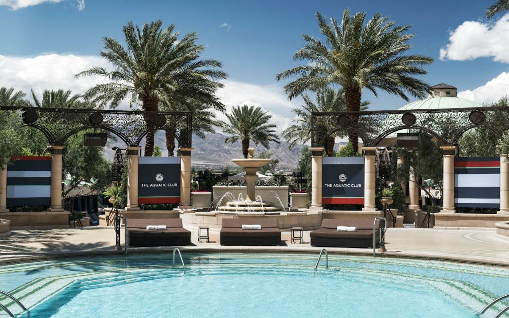 The Aquatic Club pool at the Venetian