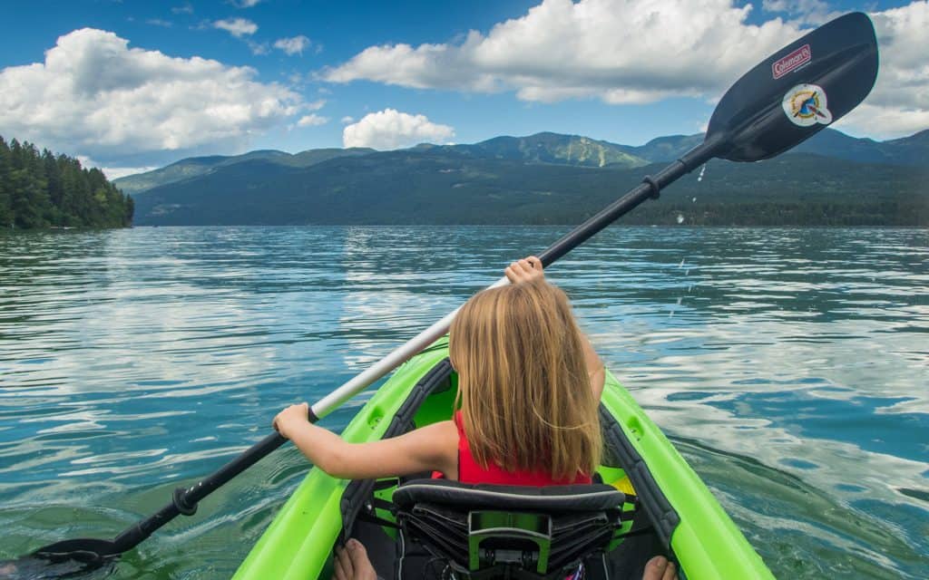 Whitefish, Montana - Kayaking on Whitefish Lake