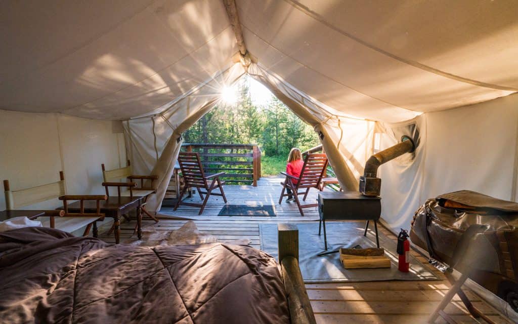 Glacier National Park - Morning at Under Canvas Glacier