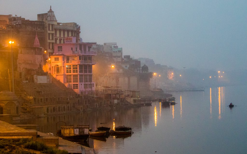 India: Varanasi just before sunrise