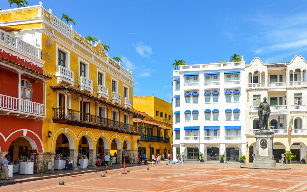 plaza in colombia