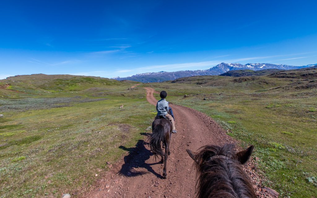 Amazing hotel arrivals - Riding from Tasiusaq to Qassiarsuk in Greenland