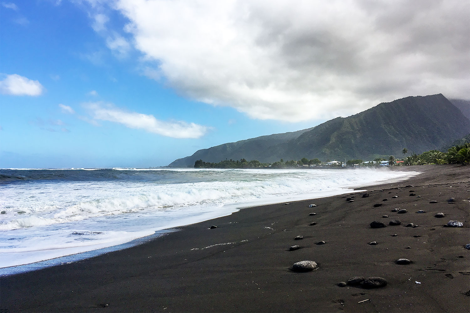 Tahiti Black Sand Beaches