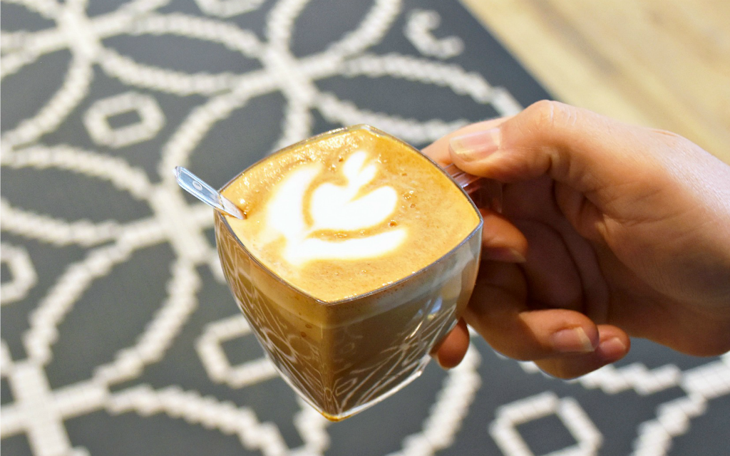 Cortadito at Porto's Bakery. Click for more things to do in Anaheim besides Disneyland.