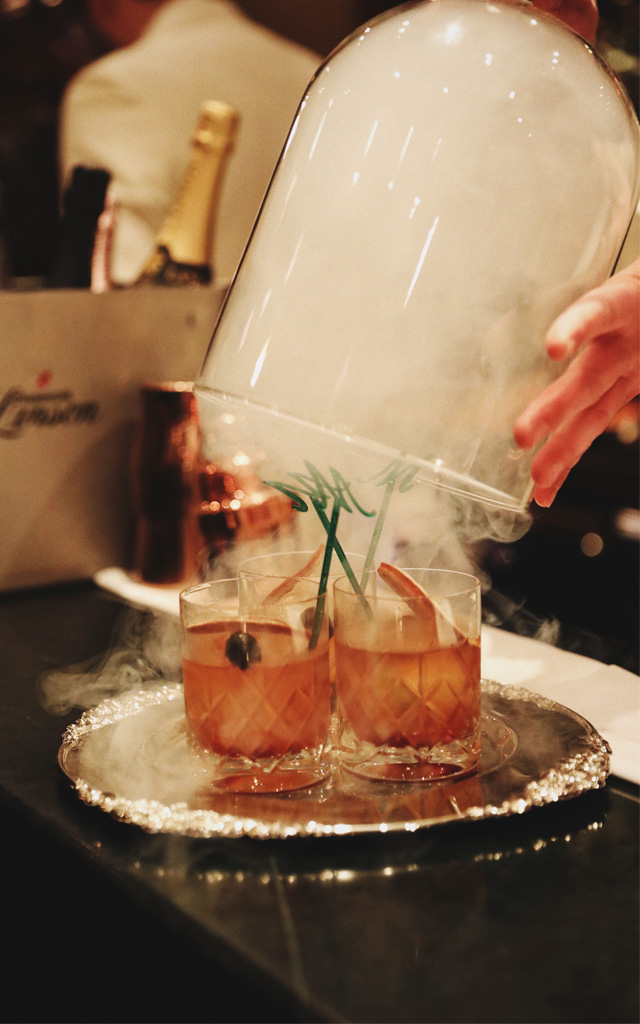 Stables Bar Smoked Old Fashioned