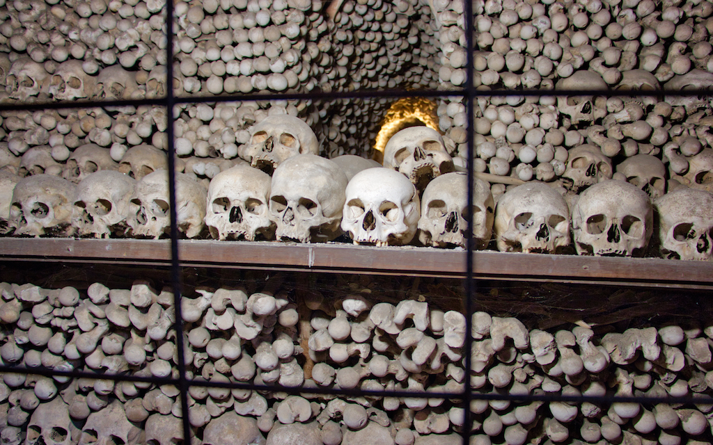 Bone Church in Kutna Hora is beyond Prague and worth a stop. Photo by MikesRoadTrip.com