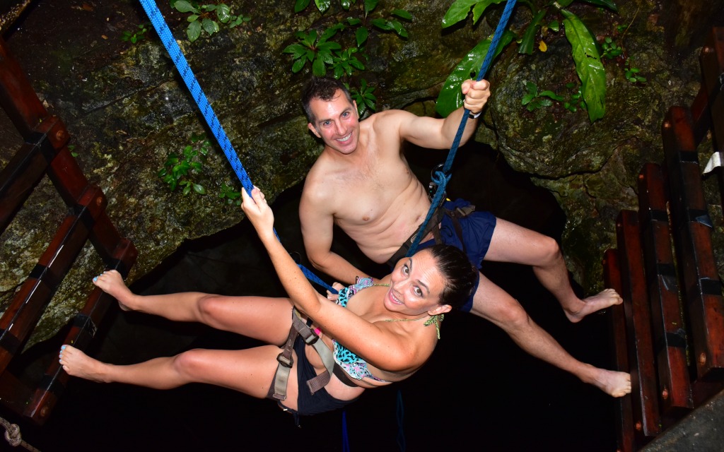 Rappelling at Pac Chen