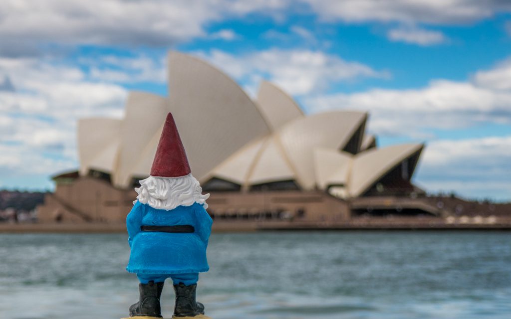 Around the world - The Roaming Gnome in Sydney