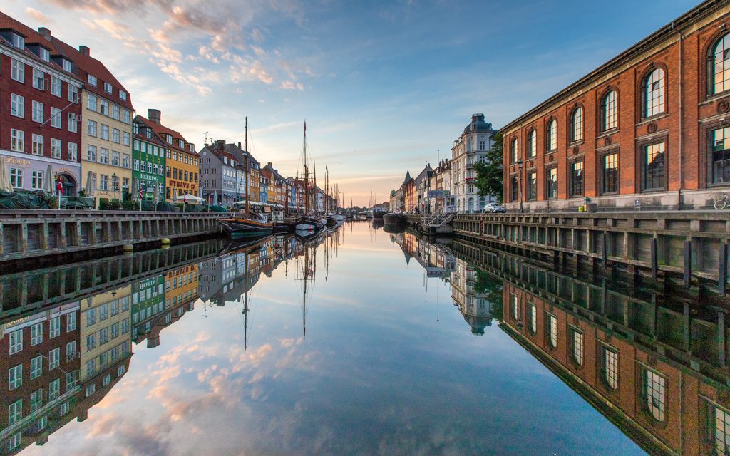 Around the world - Sunrise in Copenhagen